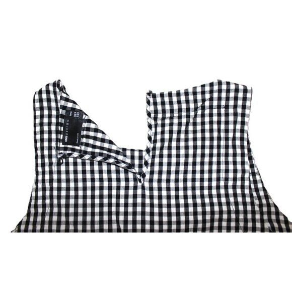 ASOS Curve Black and White Checkered Mini Dress - Picture 9 of 13